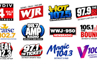 get your song airplay on detroit michigan radio stations