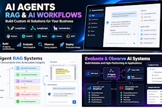 build custom ai agents, rag systems and langchain workflows