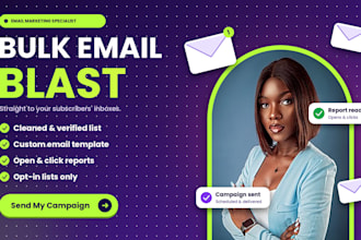 send your bulk email blast campaign