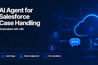 build an ai agent to automate salesforce case handling with n8n