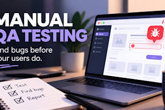 manually test your website and report bugs