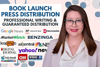 write and distribute a book press release for your book launch