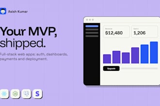 build and deploy your full stack web app mvp