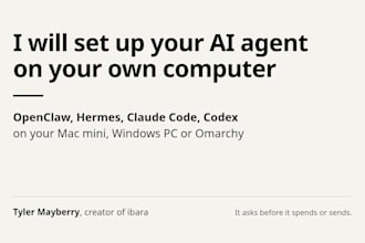 set up your ai agent on your own computer