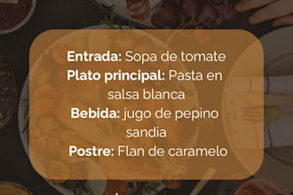 design a professional and modern restaurant menu using canva