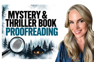 proofread your mystery or thriller book