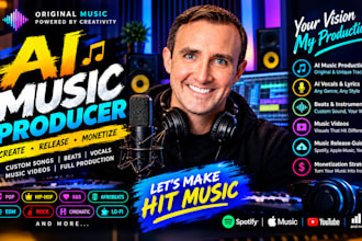 be your ai music producer and monetize your music