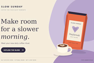 design static web banners and social media promo graphics