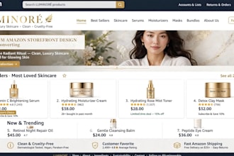 design amazon storefront and amazon brand story