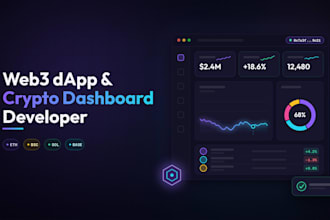 build a web3 dapp, crypto dashboard or token tracker with nextjs