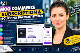 configure woocommerce subscription products recurring payment system