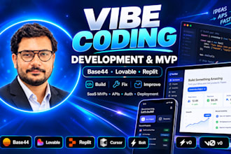 build base44 lovable replit vibe coding saas mvp web app