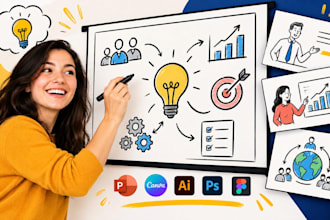create hand drawn animated presentation slides that keep your audience engaged