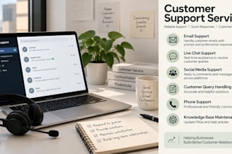provide professional customer support and chat support