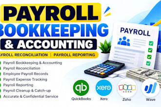 do payroll bookkeeping, payroll accounting, payroll reconciliation