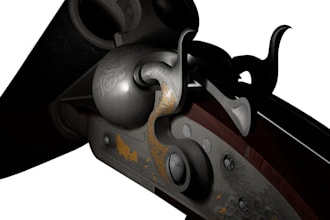 engrave a weapon or object in 3d
