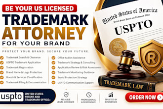 be your US trademark attorney for trademark registration and brand protection