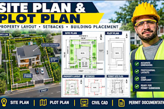 site plan plot plan civil site permit drawings for permits arizona washington dc