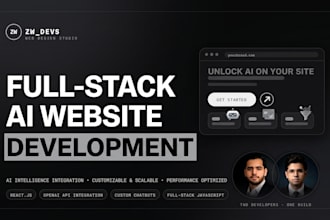 do ai website development
