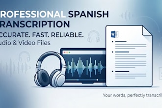 do professional spanish transcription and proofreading