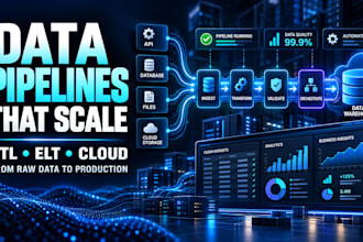 build production data pipelines etl elt and cloud data systems