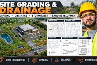 site grading drainage stormwater land development cad plan texas florida georgia