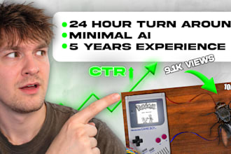 design custom youtube thumbnails for gaming, modding and tech channels