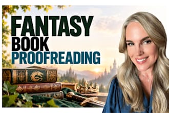 proofread your fantasy book or novel