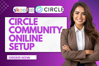 create circle so online community  circle so community and setup circle online
