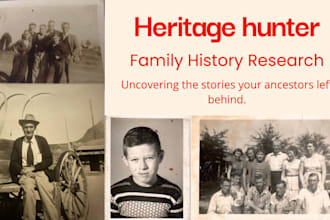 do genealogy research for your family tree
