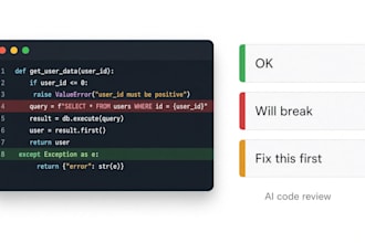 review ai generated code and build a small automation