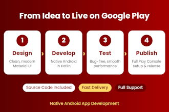 develop a custom android app and publish it on google play