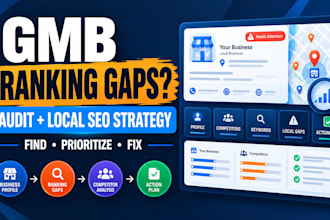 find gmb ranking gaps and create your local SEO action plan, gmb ranking, google