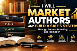do author marketing and branding to grow you as the author brand, author website
