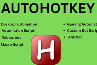 develop a python game bot, roblox bot, game macro, video game bot, task automate
