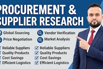 research suppliers and products for your business