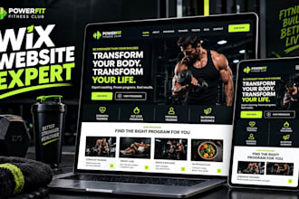 redesign wix website, redesign wix landing page, redesign wix online course