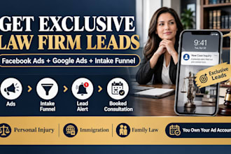 generate exclusive lawyer personal injury and law firm attorney leads with ads
