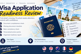 review your visa documents and create a personalized readiness checklist