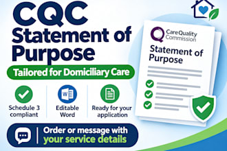 prepare a compliant cqc statement of purpose for your domiciliary care agency