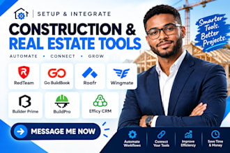 setup redteam go buildbook roofr wingmate builder prime buildpro efficy crm