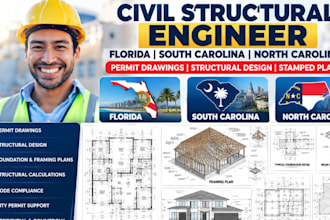 civil structural engineer florida permit south carolina north carolina permit