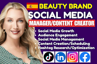 manage social media for your beauty business in spain