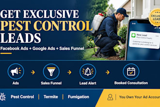 generate exclusive pest control leads with facebook and google ads