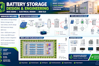 battery storage sizing bess electrical design bess sld