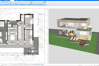 provide expert architectural drawing architecture house plans floor plan design