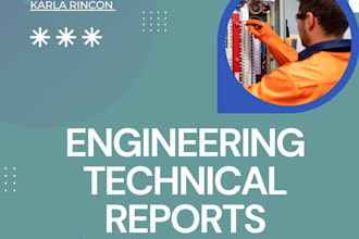 write, edit, and review engineering technical reports and documentation