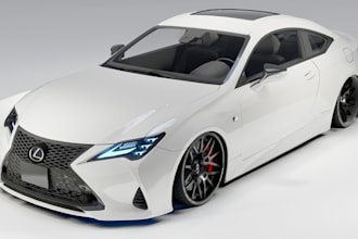 design custom widebody kits, spoilers, diffusers, and rc car body shells