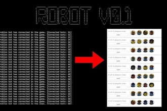 develop a python game bot, roblox bot, game macro, video game bot, task automate
