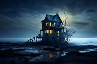 compose cinematic horror scoring with a mystic and suspenseful atmosphere